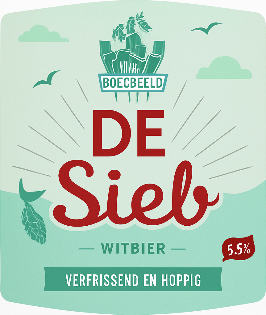 Etiket van Boegbeeld De Sieb