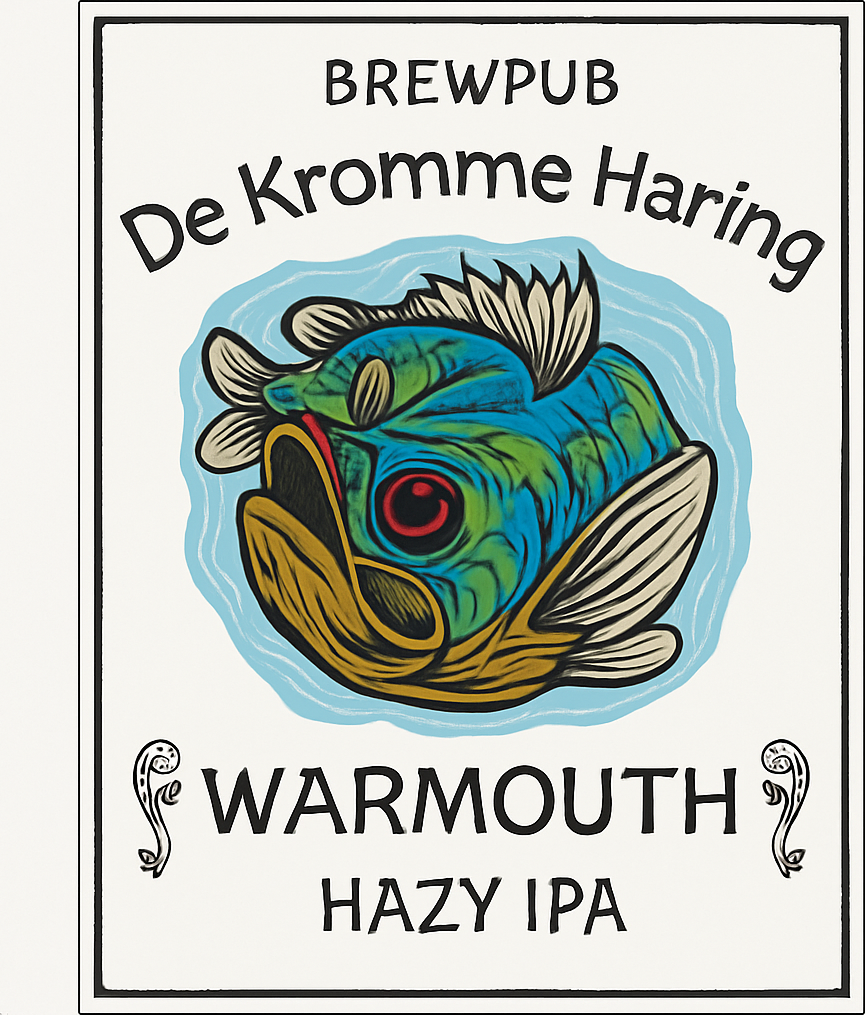 Etiket van De Kromme Haring Warmouth