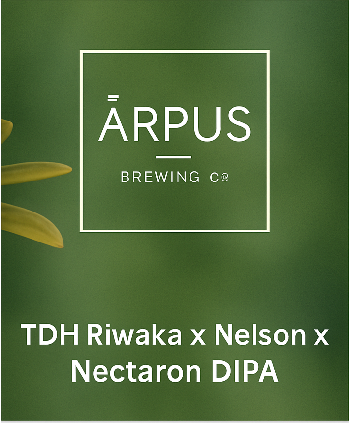 Etiket van Arpus TDH Riwaka x Nelson x Nectaron