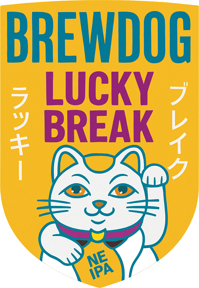 Etiket van BrewDog Lucky Break