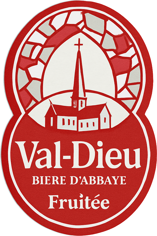 Etiket van Val-Dieu Fruitée