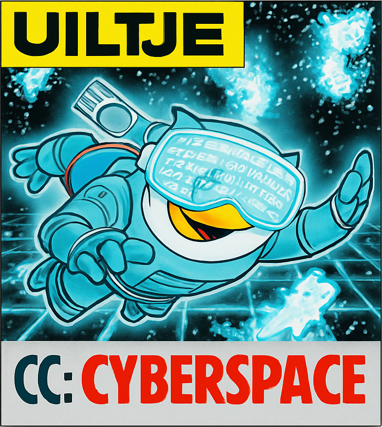 Etiket van Uiltje Coconut Cyberspace Porter