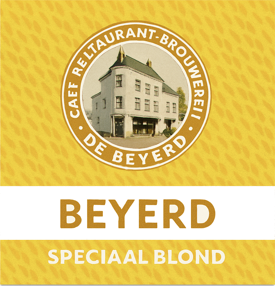 Etiket van Beyerd Speciaal Blond
