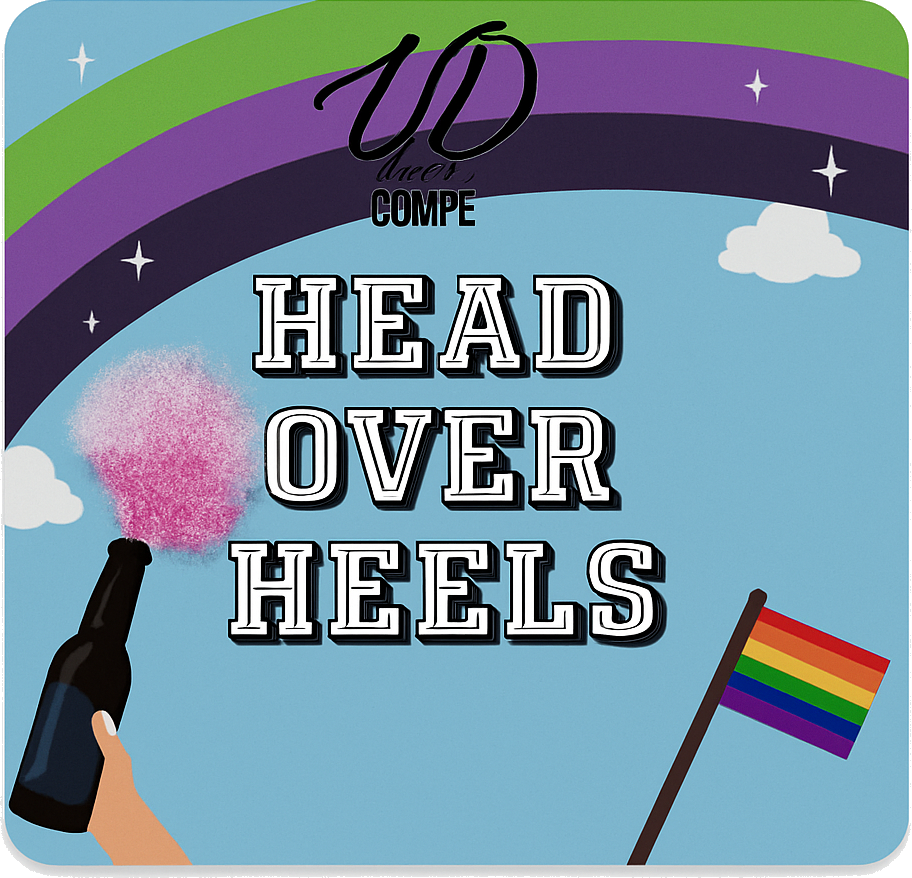 Etiket van Klein Duimpje Head Over Heels