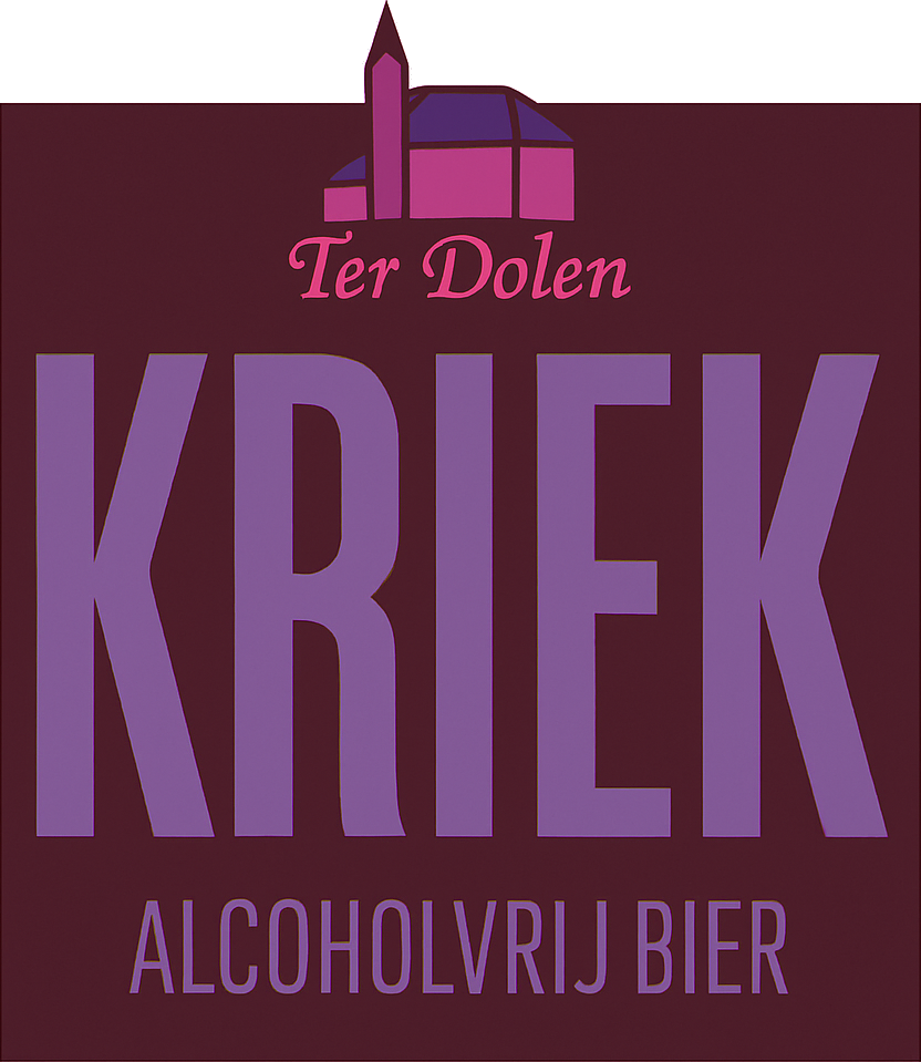 Etiket van Ter Dolen KRIEK op de D00l