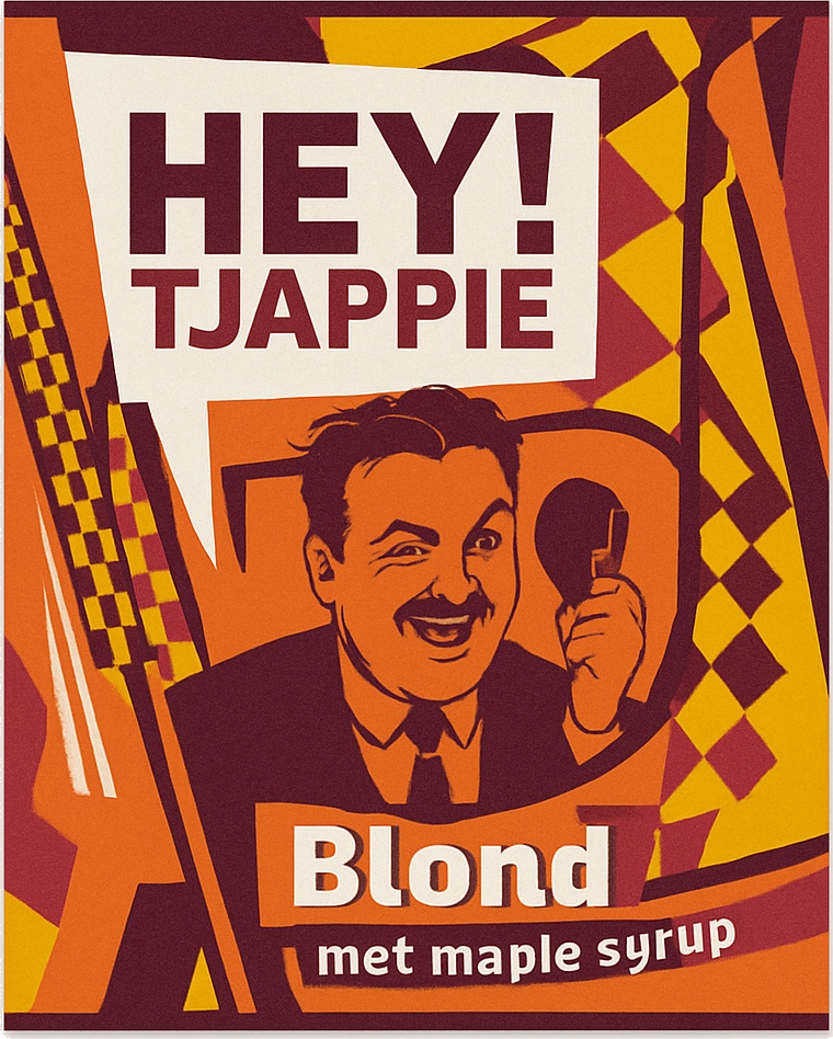 Etiket van Vat'33 HEY!Tjappie