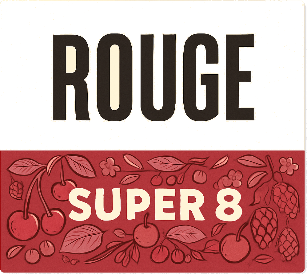 Etiket van Super 8 Rouge