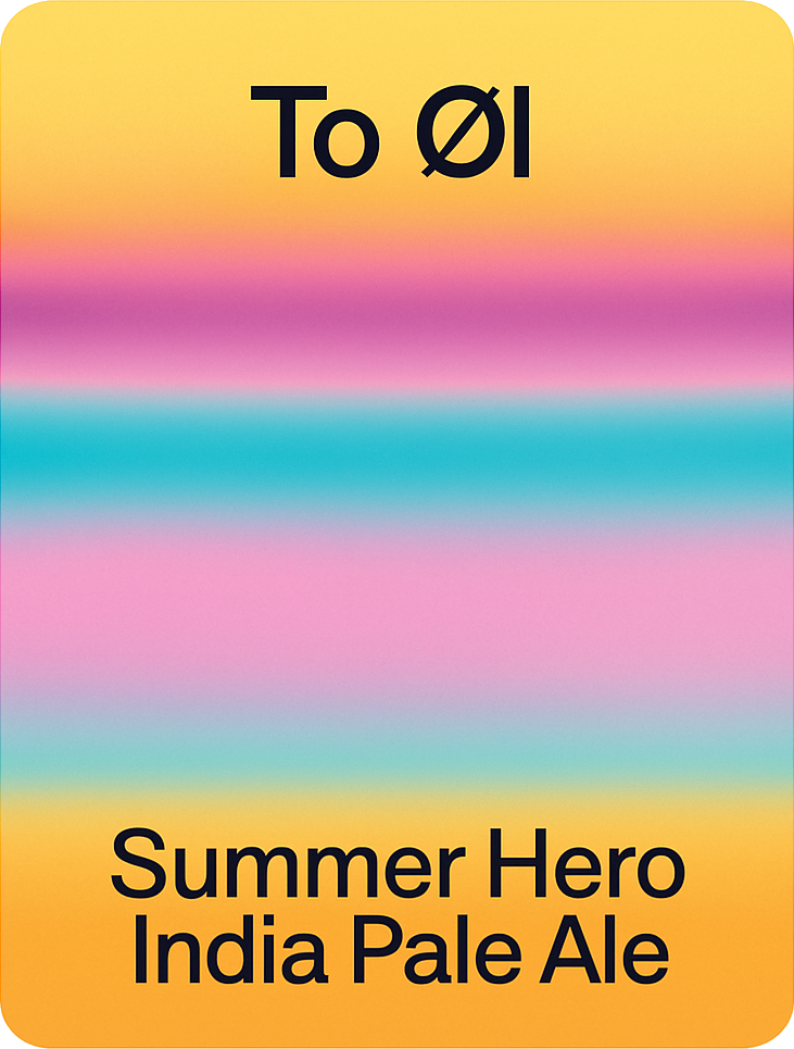 Etiket van To Øl Summer Hero