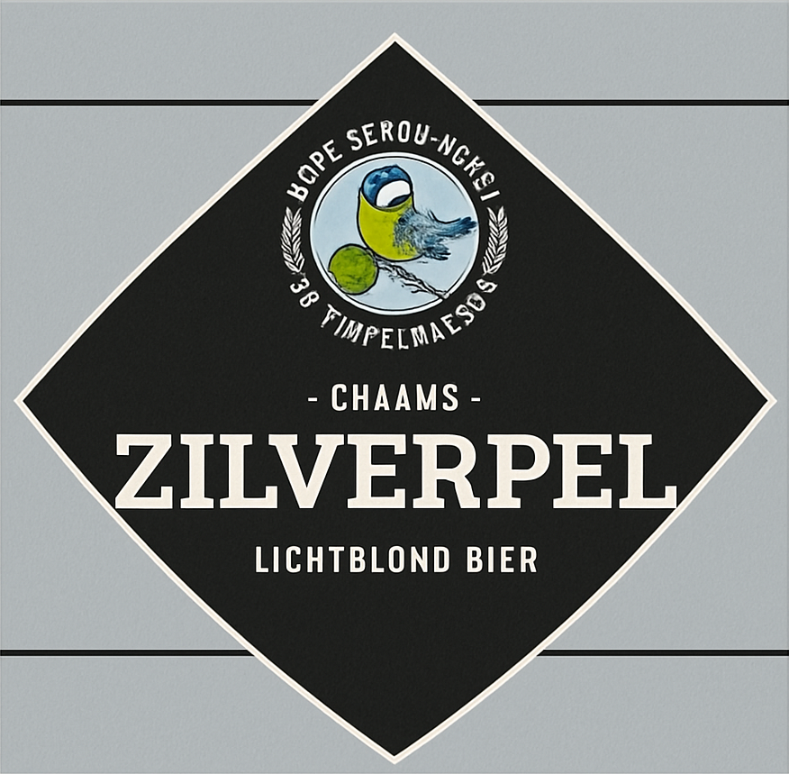 Etiket van Pimpelmeesch Zilverpel