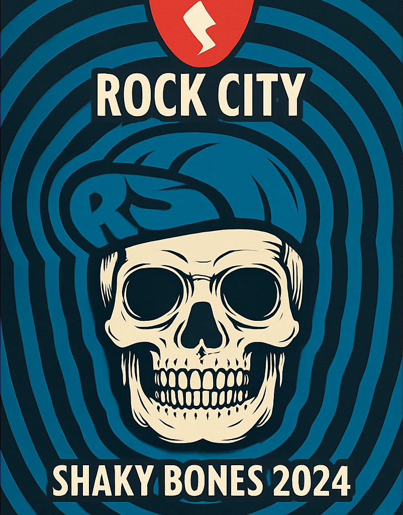Etiket van Rock City Shaky Bones