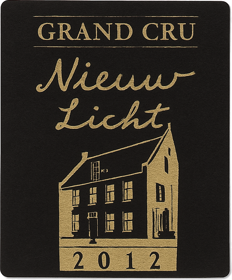 Etiket van Hemel Nieuw Ligt Grand Cru