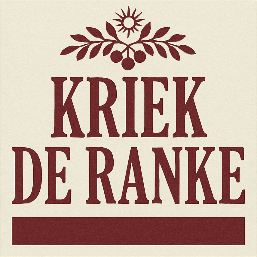 Etiket van Kriek De Ranke