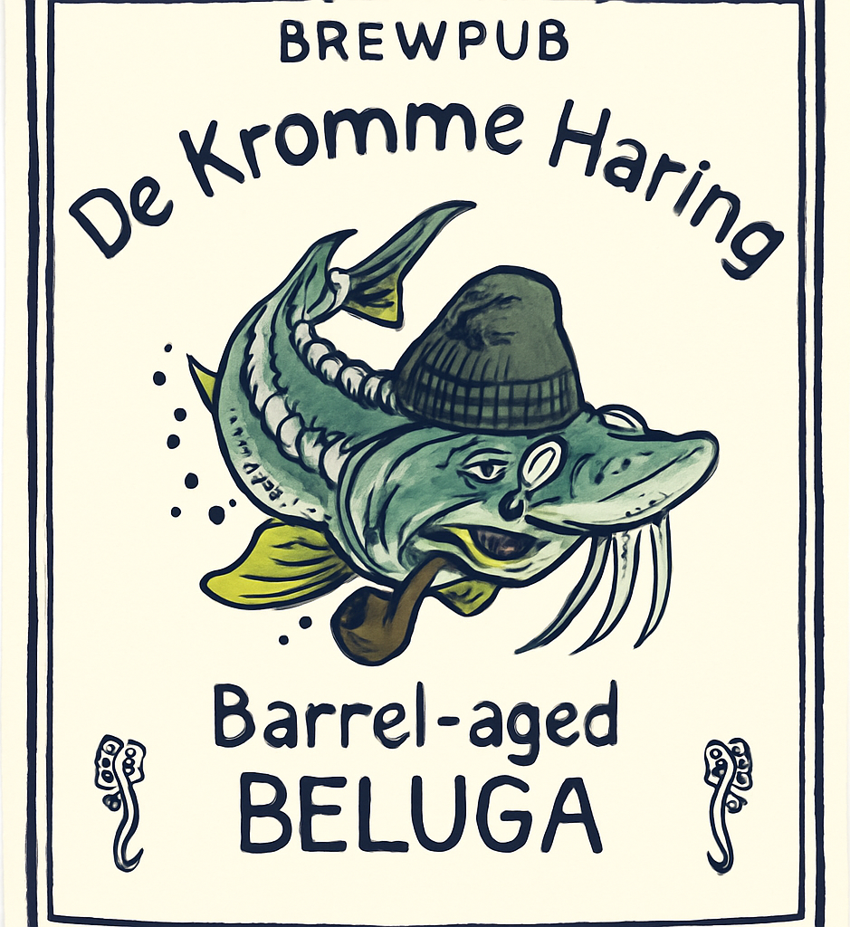 Etiket van Kromme Haring Beluga BA Glen Moray