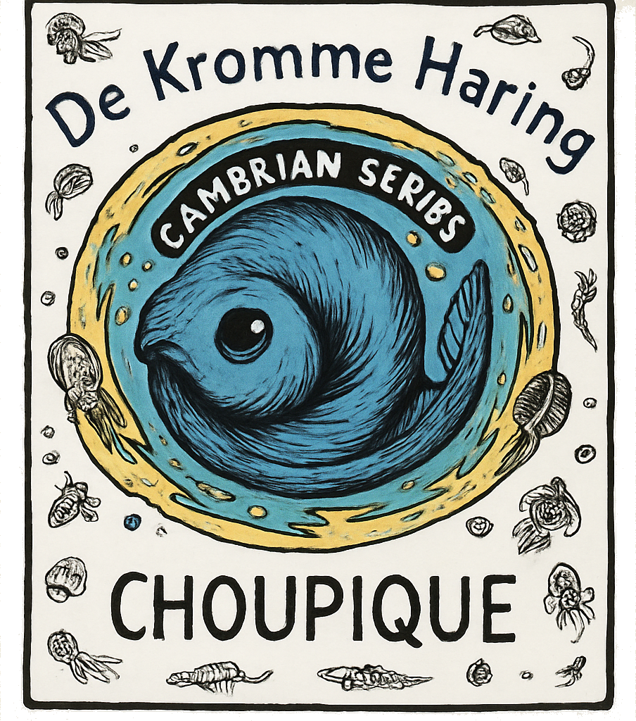 Etiket van De Kromme Haring Choupique