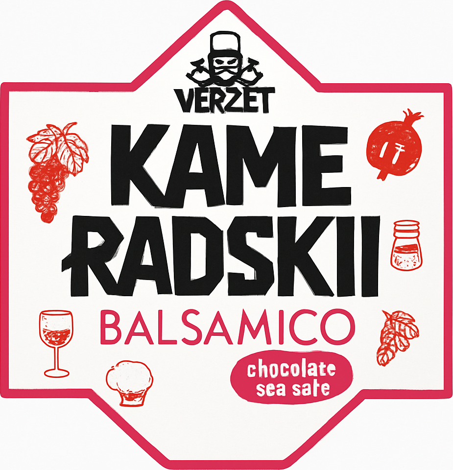 Etiket van 't Verzet Kameradski Balsamico