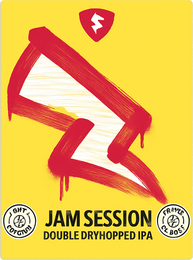 Etiket van Rock City Jam Session DDH IPA