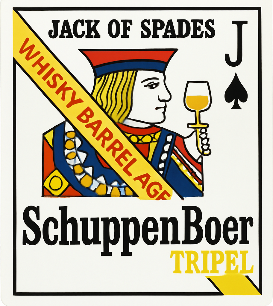 Etiket van Schuppenboer Whisky Barrel Aged
