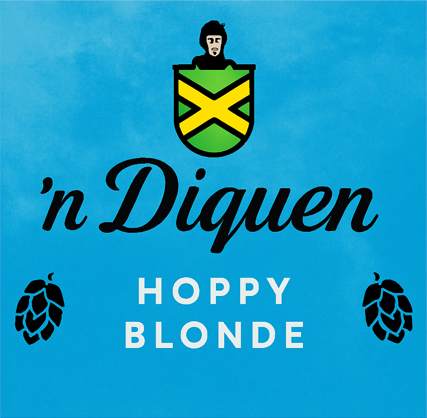Etiket van 'n Diquen Hoppy Blonde