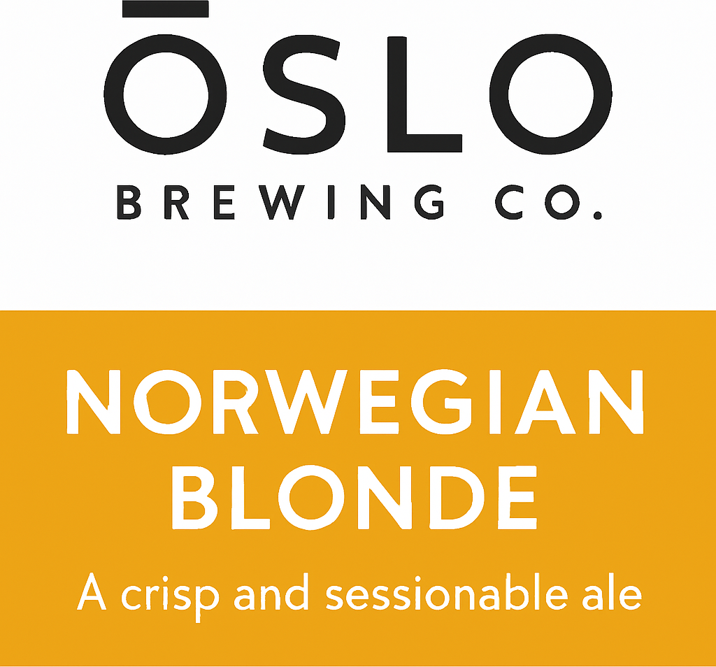 Etiket van Oslo Norwegian Blonde
