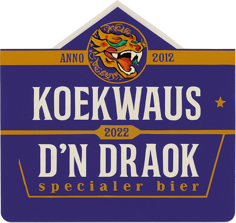 Etiket van D’n Draok Koekwaus