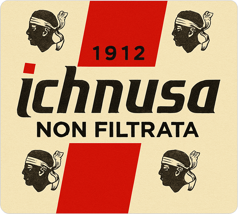 Etiket van Birra Ichnusa Non Filtrata