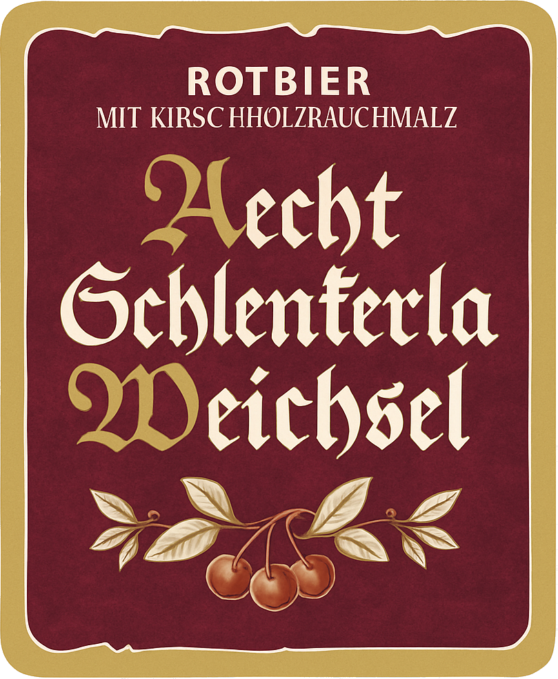 Etiket van Aecht Schlenkerla Weichsel - Rotbier