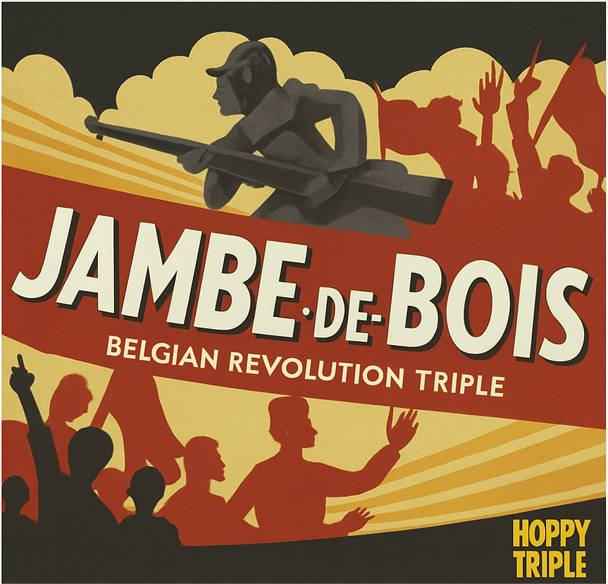 Etiket van De la Senne Jambe-de-Bois