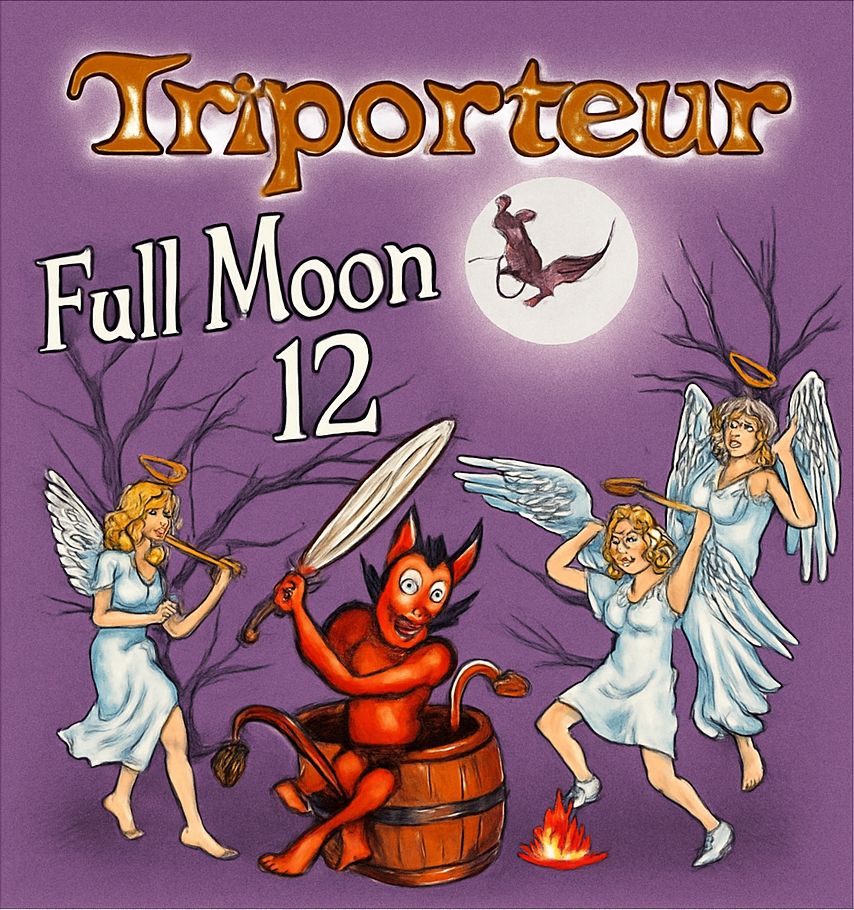 Etiket van Triporteur Full Moon 12