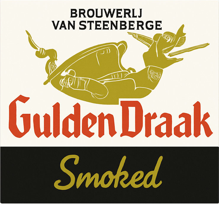 Etiket van Gulden Draak Smoked