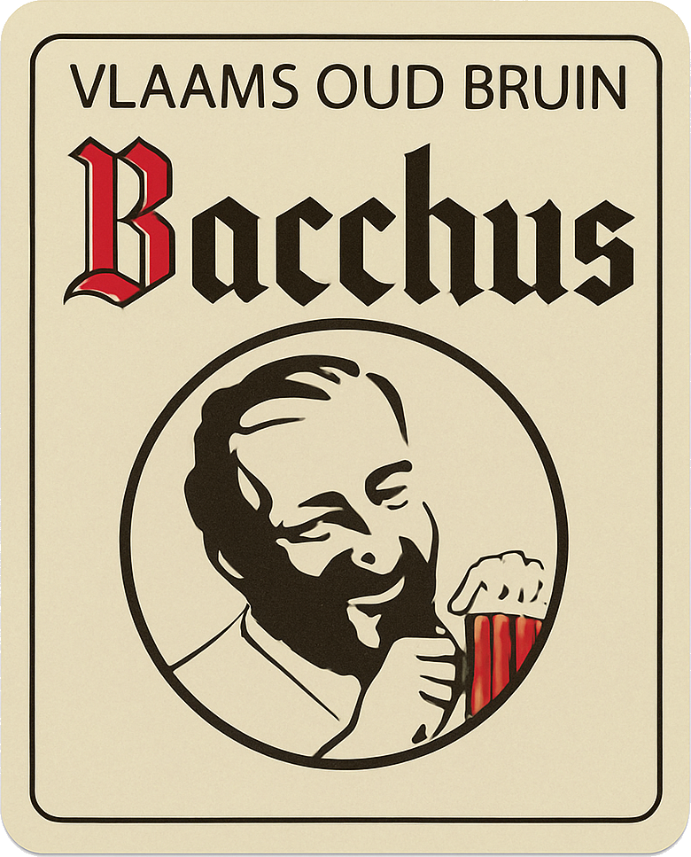 Etiket van Bacchus Vlaams Oud Bruin