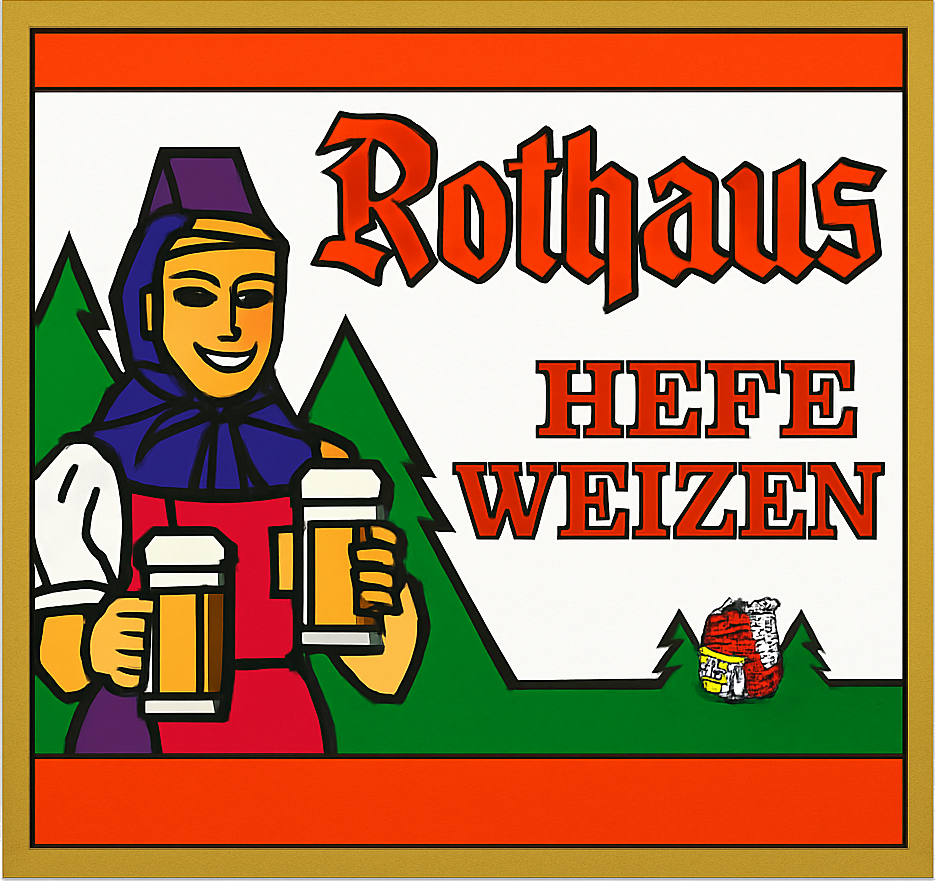 Etiket van Rothaus Hefeweizen