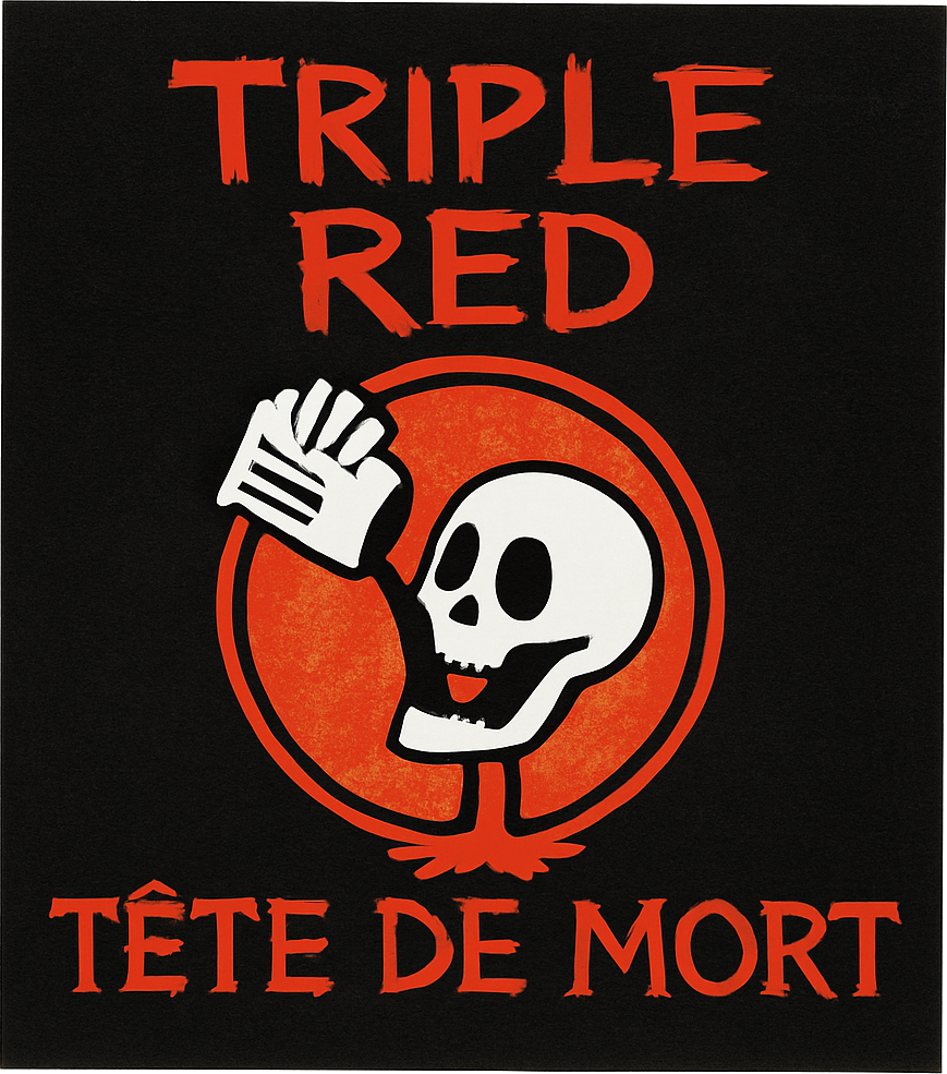 Etiket van Tete de Mort Triple Red