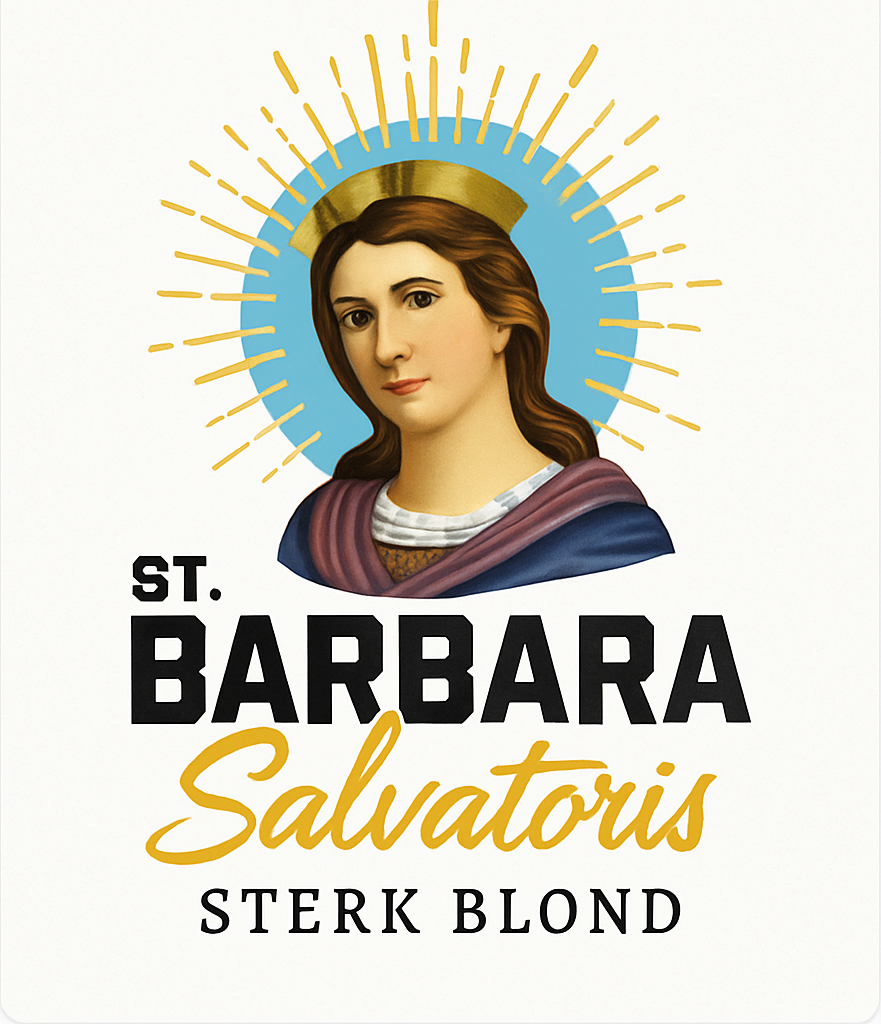 Etiket van Kompel St. Barbara Salvatoris