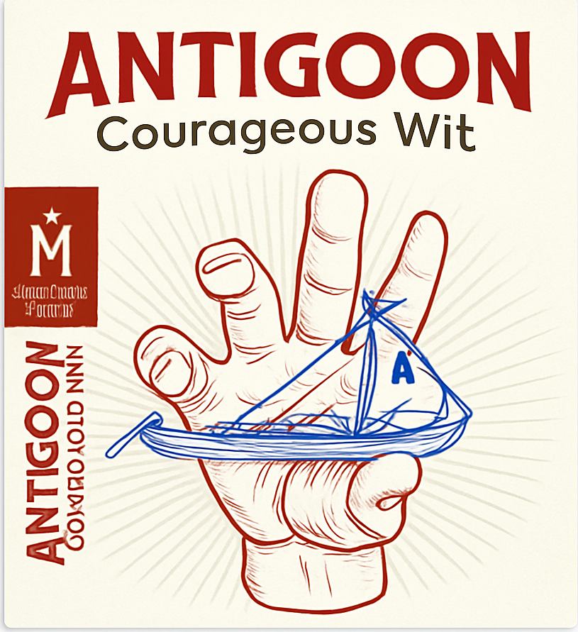 Etiket van The Musketeers Antigoon
