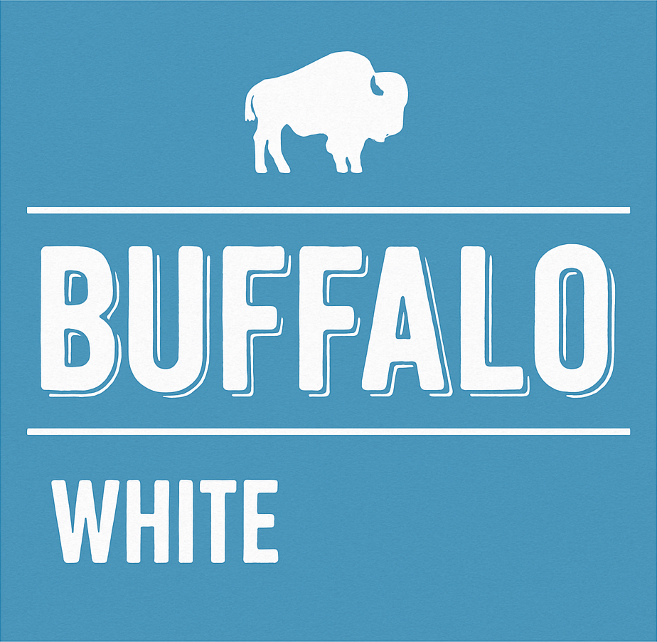 Etiket van Van Den Bossche Buffalo White