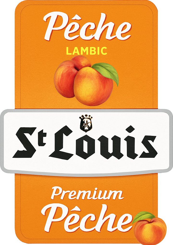 Etiket van St. Louis Premium Pêche