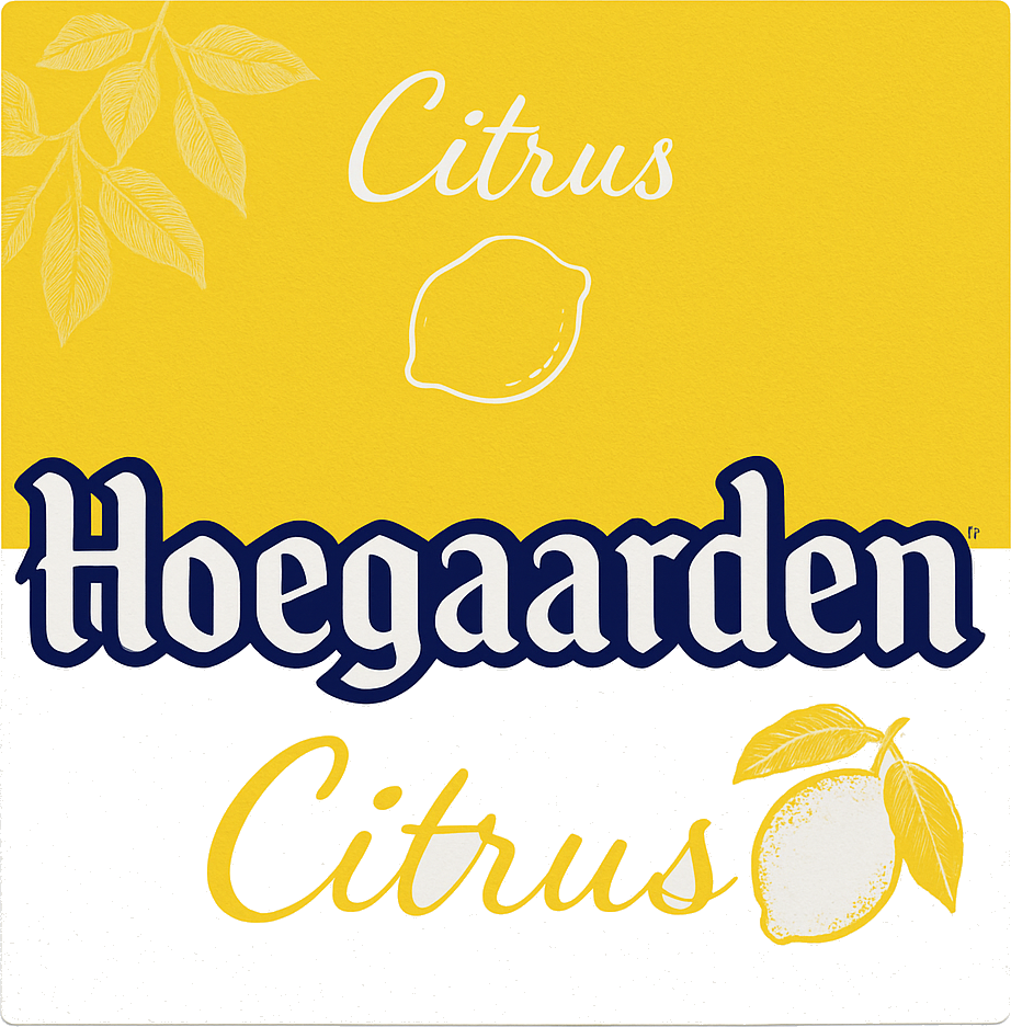 Etiket van Hoegaarden Citrus