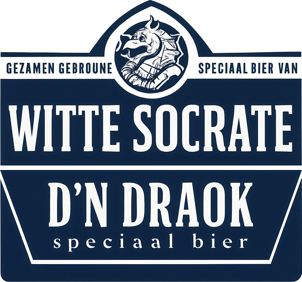 Etiket van D’n Draok Witte Socrates