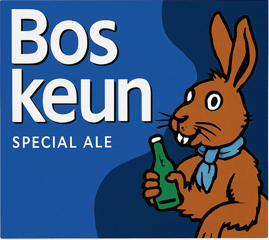 Etiket van Dolle Brouwers Boskeun