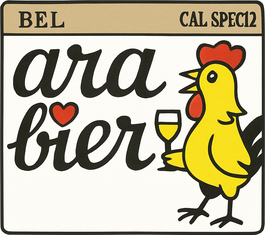 Etiket van Dolle Brouwers AraBier
