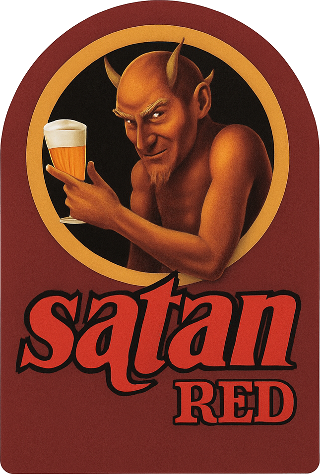 Etiket van De Block Satan Red