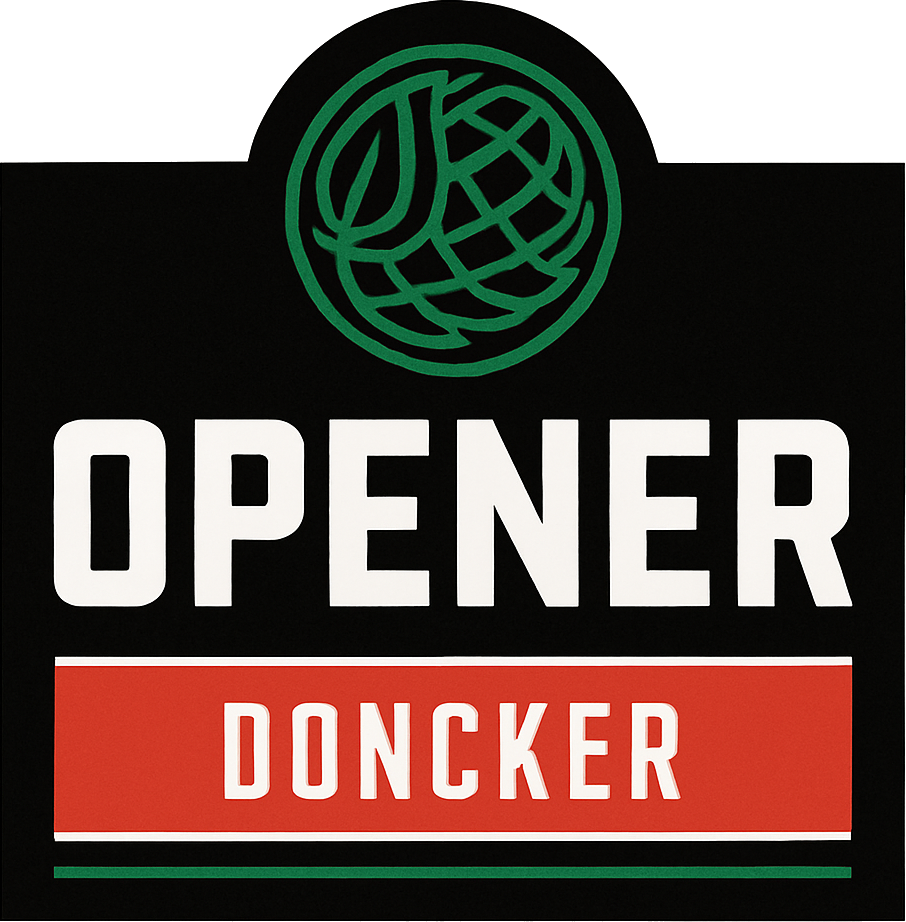 Etiket van Opener Doncker