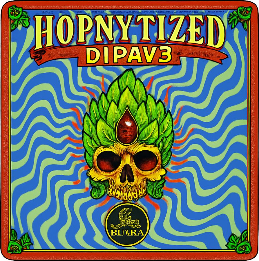 Etiket van Enigma Hopnytized DIPA