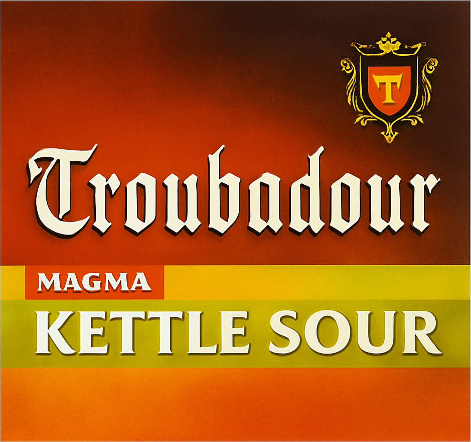 Etiket van Troubadour Magma Kettle Sour