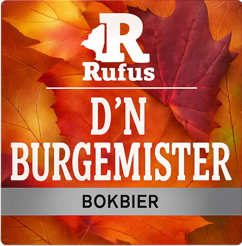 Etiket van Rufus D'n Burgemister