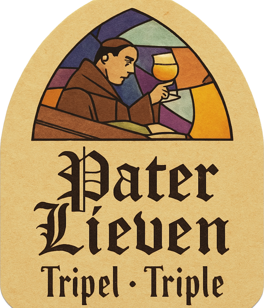 Etiket van Van den Bossche Pater Lieven Tripel