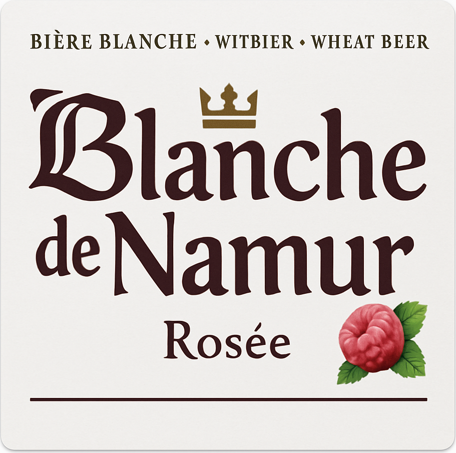 Etiket van Blanche de Namur Rosée