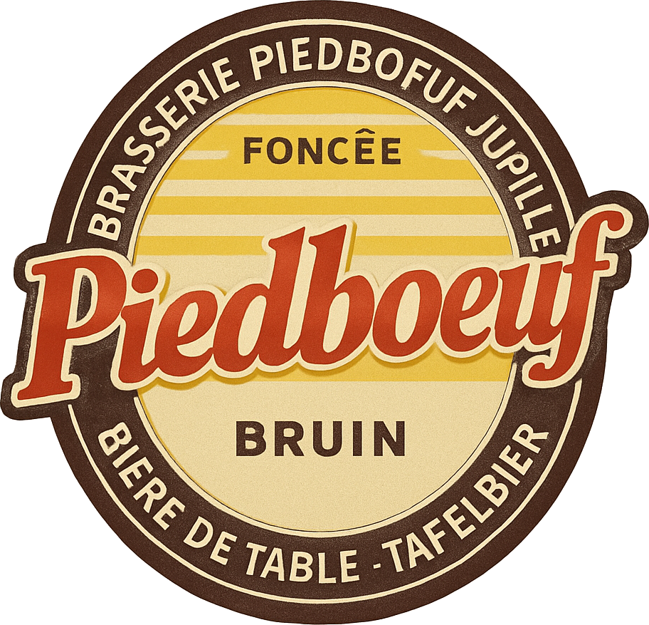 Etiket van Piedboeuf Bruin Foncée