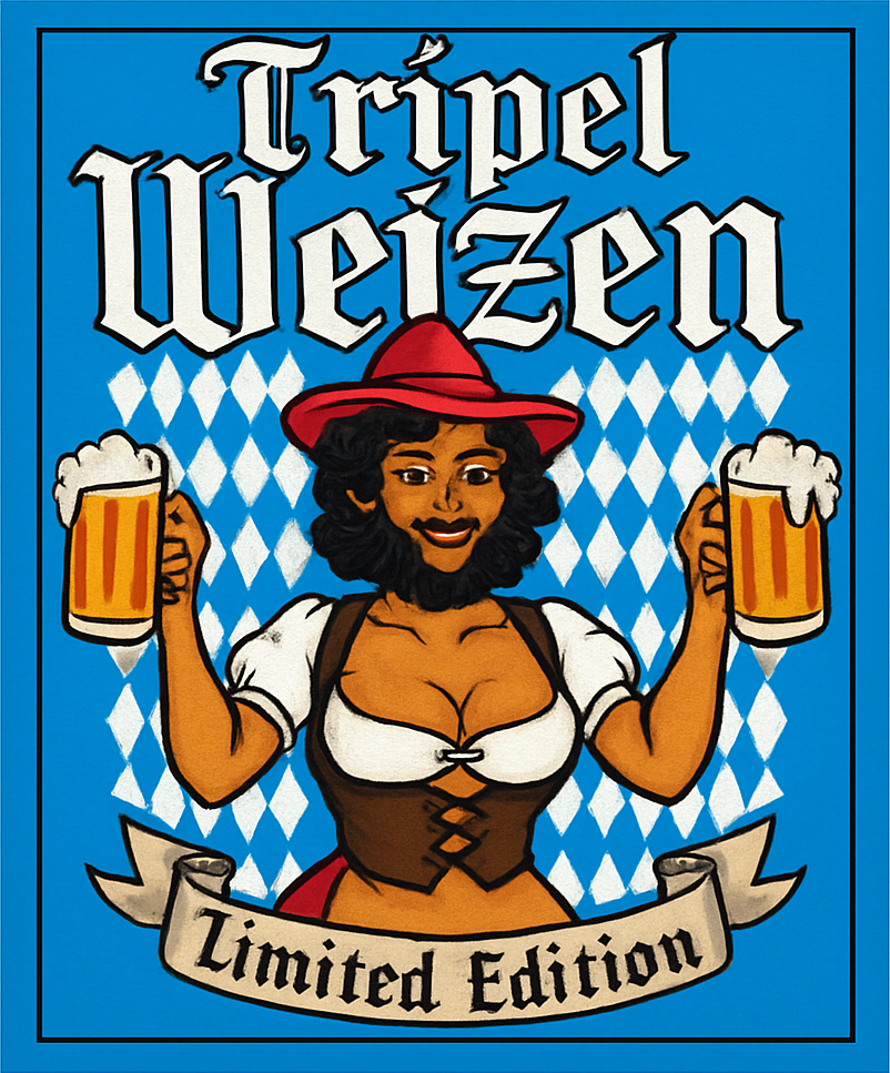 Etiket van Guilty Monkey Tripel Weizen