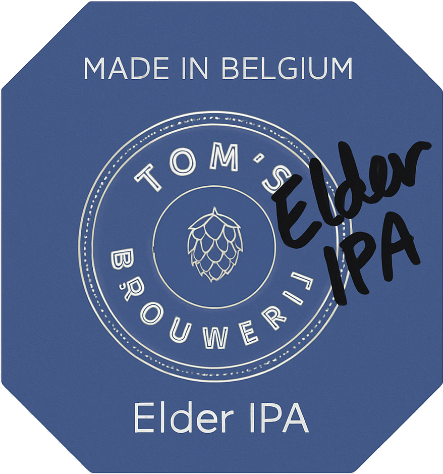 Etiket van Tom